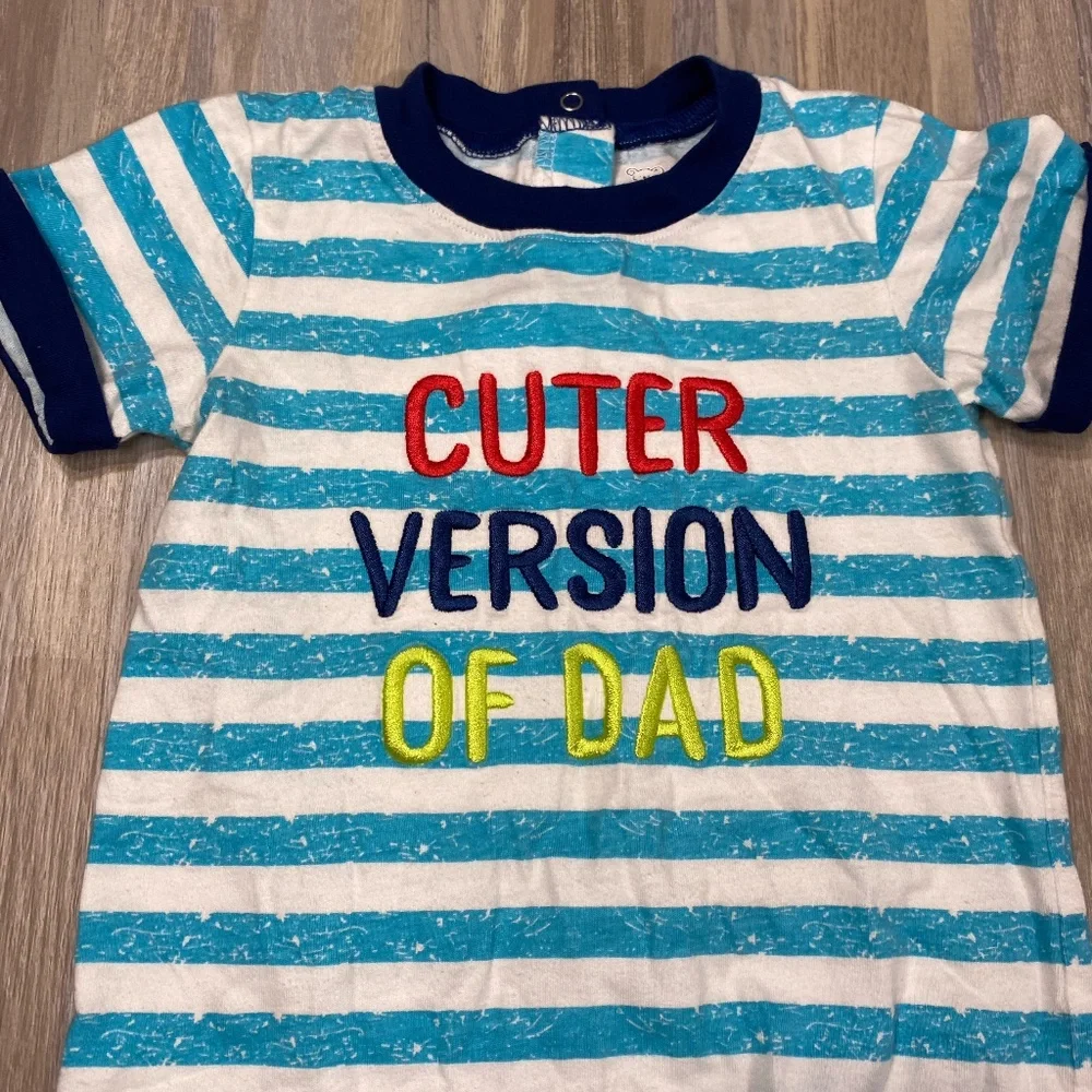 Koala Baby Cuter Version of Dad Romper with Snaps